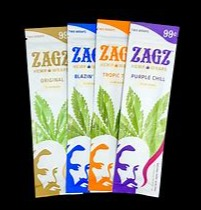 Photograph of product: P- Zig Zag Hemp Wraps Island Vibes