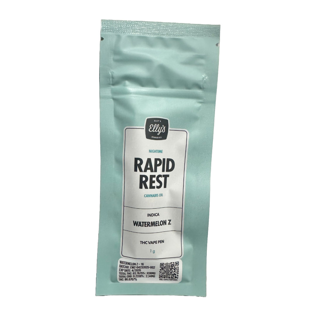 Photograph of Product: Elly's Remedies | Rapid Rest Vape | Watermelon Z