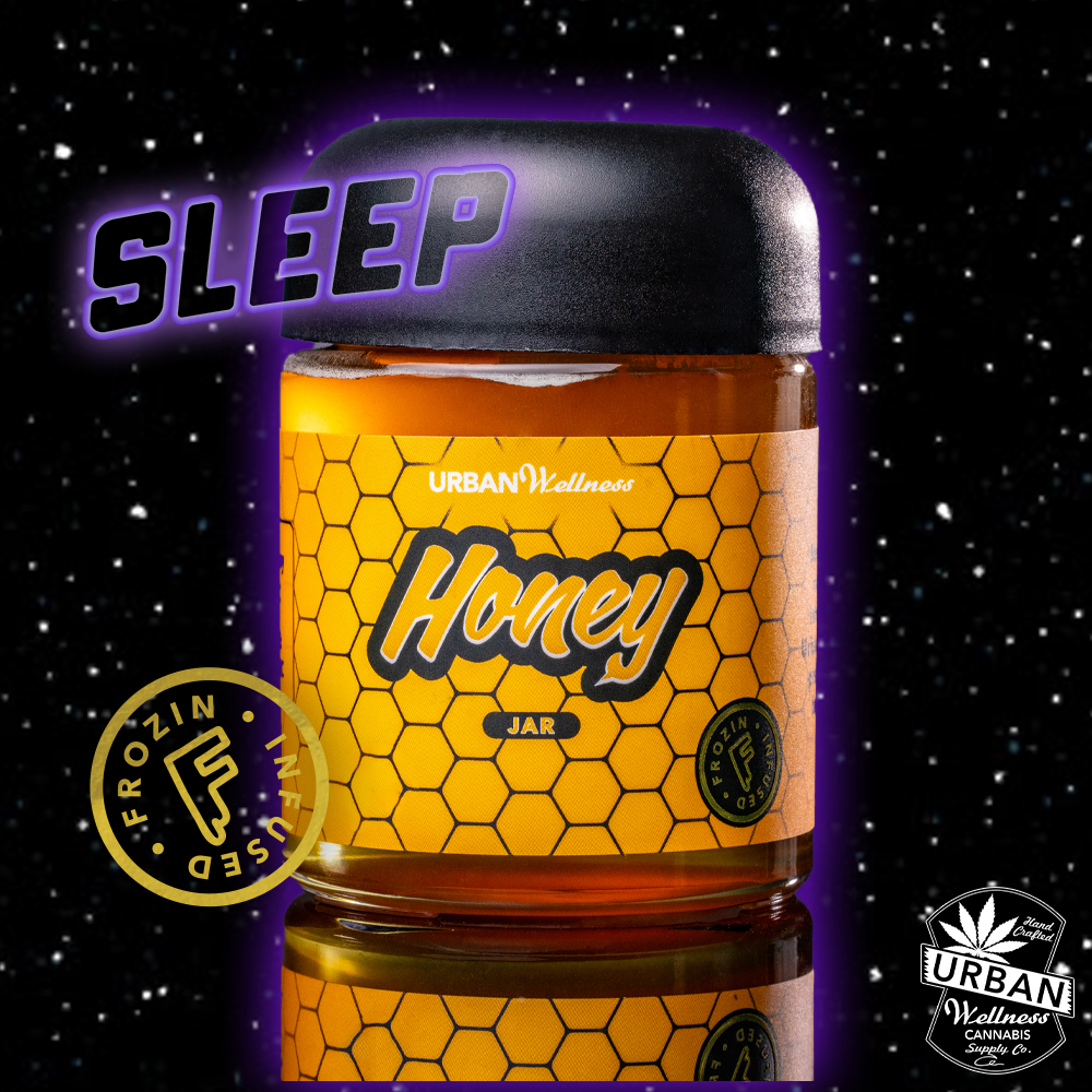 Photograph of product: Urban Wellness - Rosin Honey Jar - Sleep 1:1 CBN - 100mg