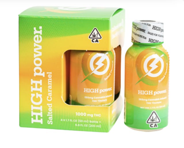 Photograph of product: Salted Caramel Oui'd Infused TH-oui Tincture 4pk 1000mg - Sales Floor