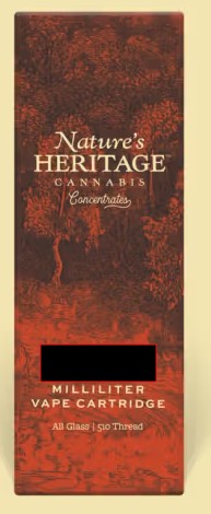 Photograph of product: Lamb's Bread - Live Resin Cartridge - Nature's Heritage