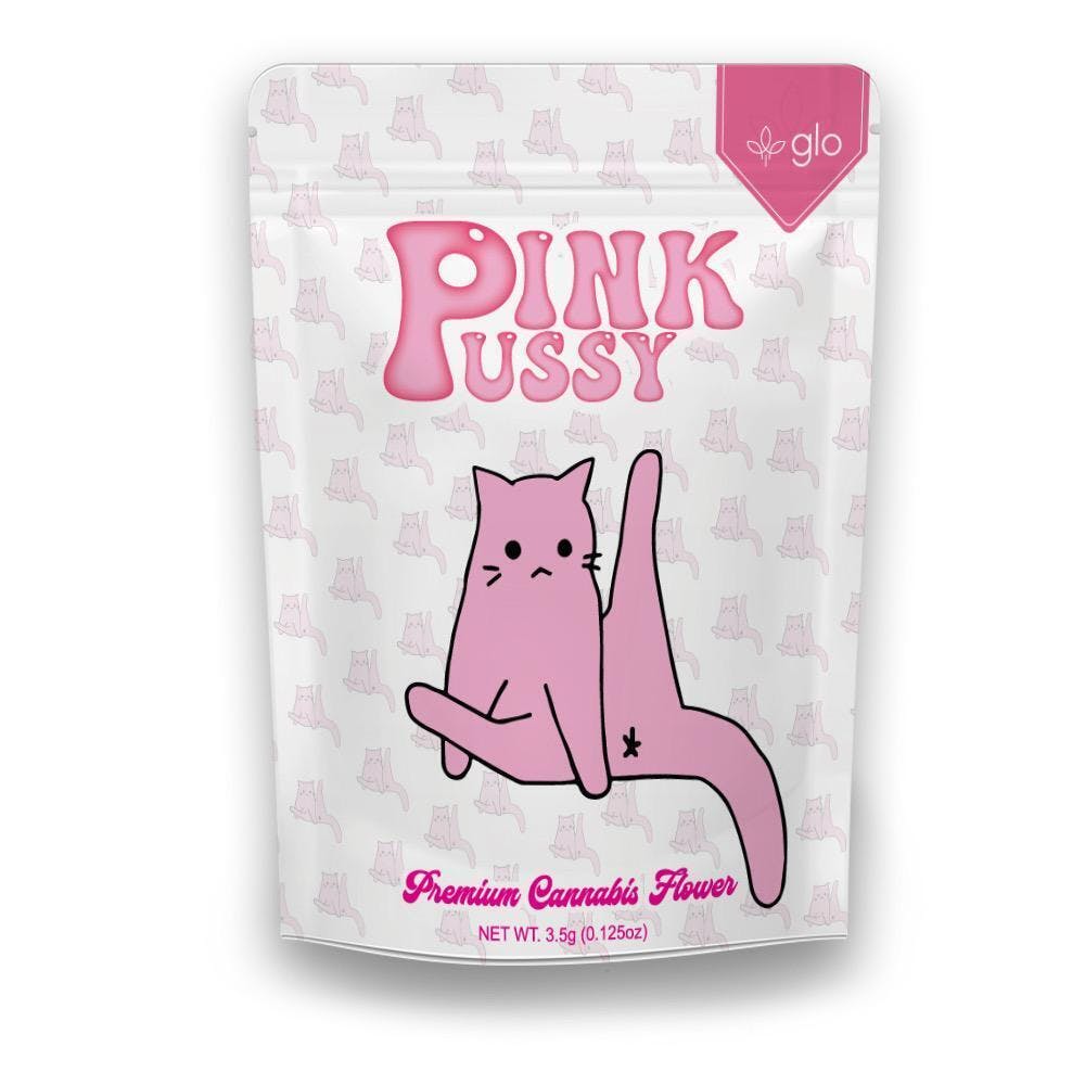 Photograph of product: GLO | Pink Pussy | 3.5g Prepack Flower | REC