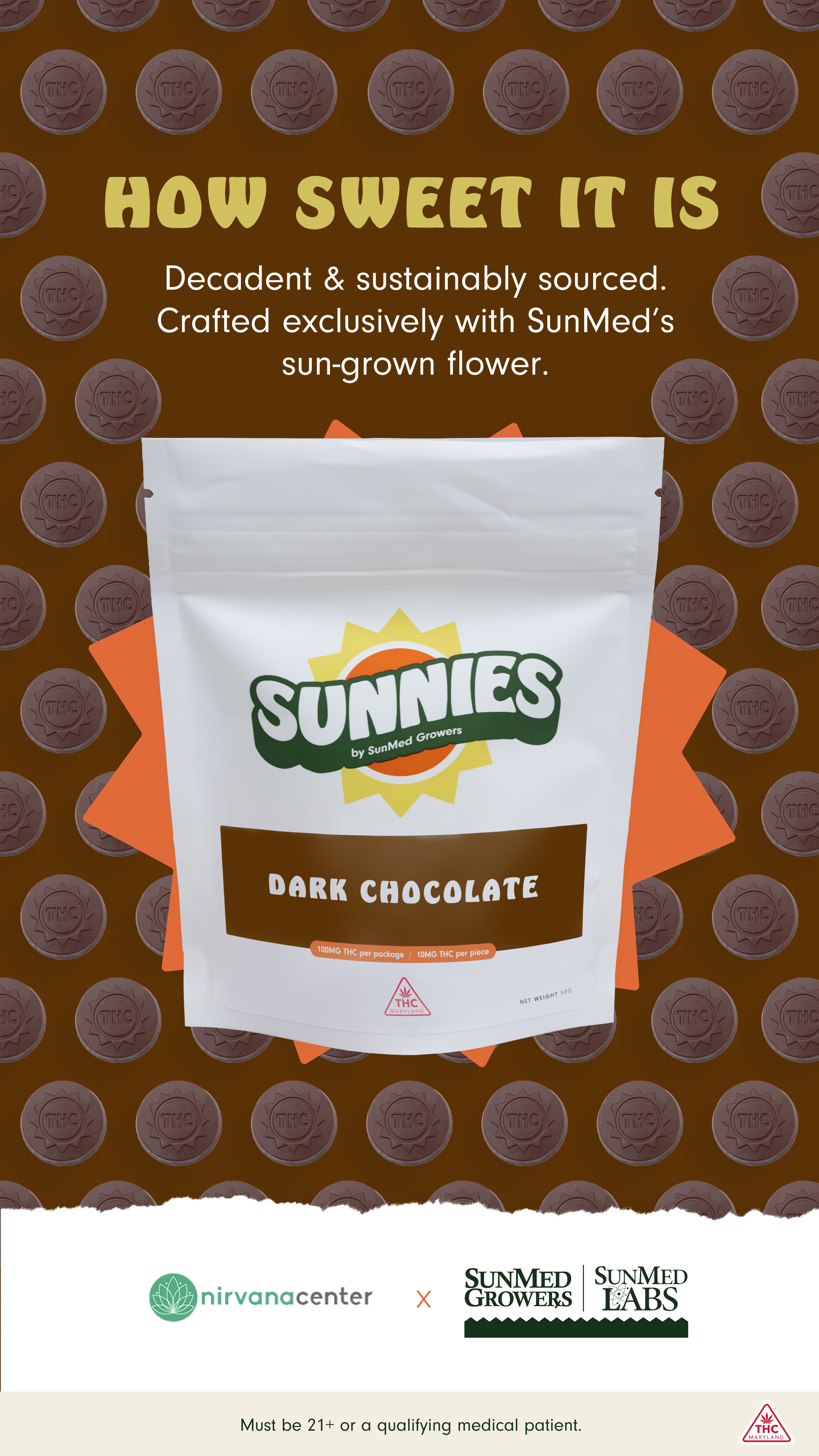 Photograph of product: Sunnies | White Peach | 10mg Edibles (10pk)