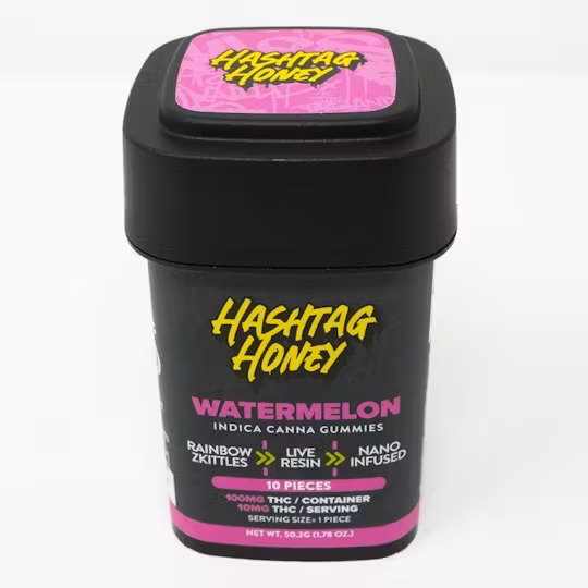 Photograph of product: Edible Gummies | au chocolattag Honey | Watermelon