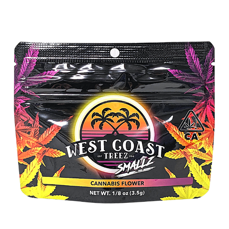 Photograph of product: West Coast Treez SMALLZ Sungrown 3.5g Eighth - Lights Out (I)