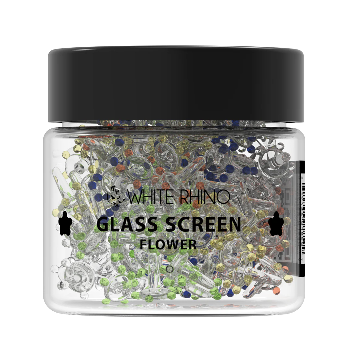 Photograph of product: White Rhino Glass Screen-Flower Style