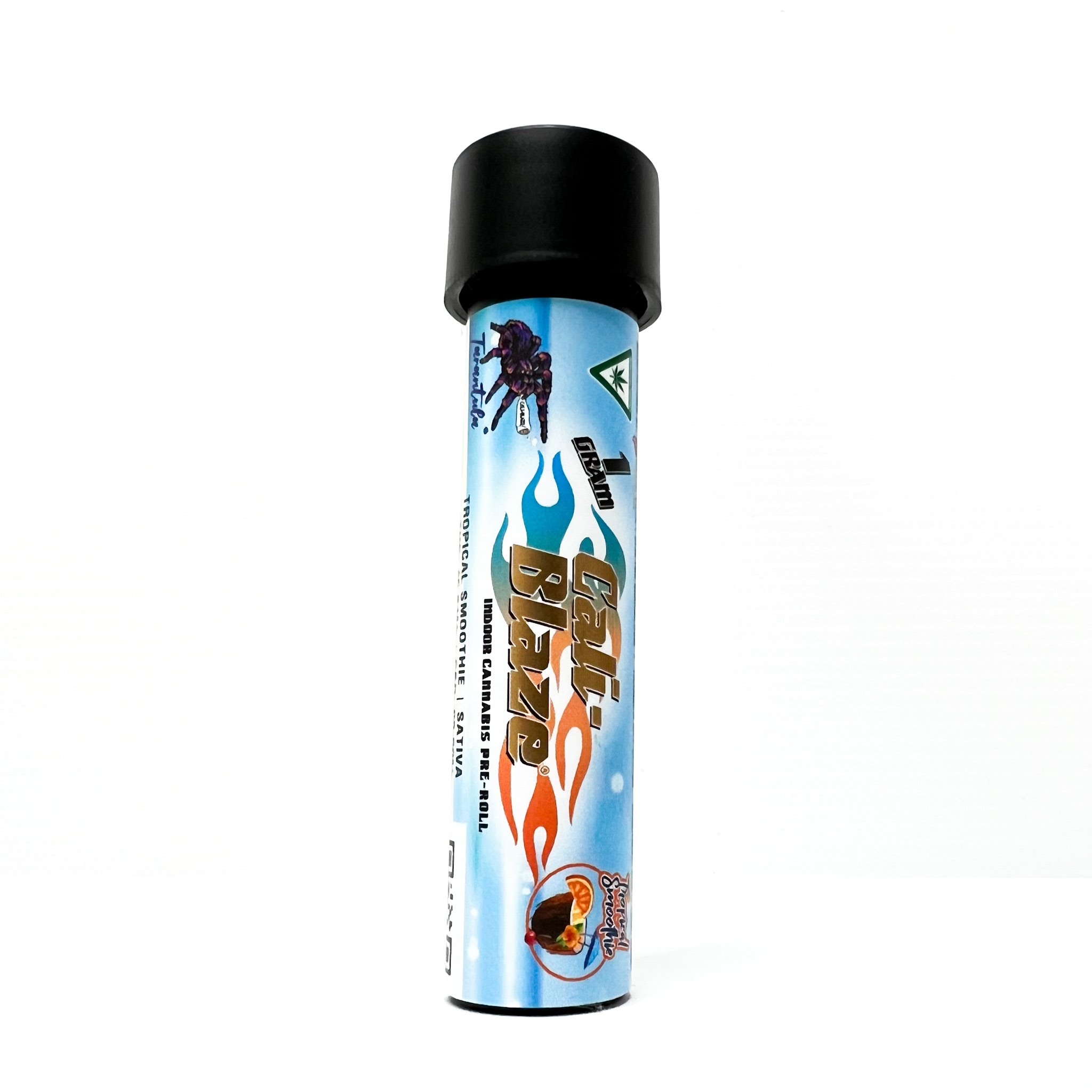 Photograph of product: CALI-BLAZE | ICC | Infused Pre-Roll | Tarantula | Tropical Smoothie