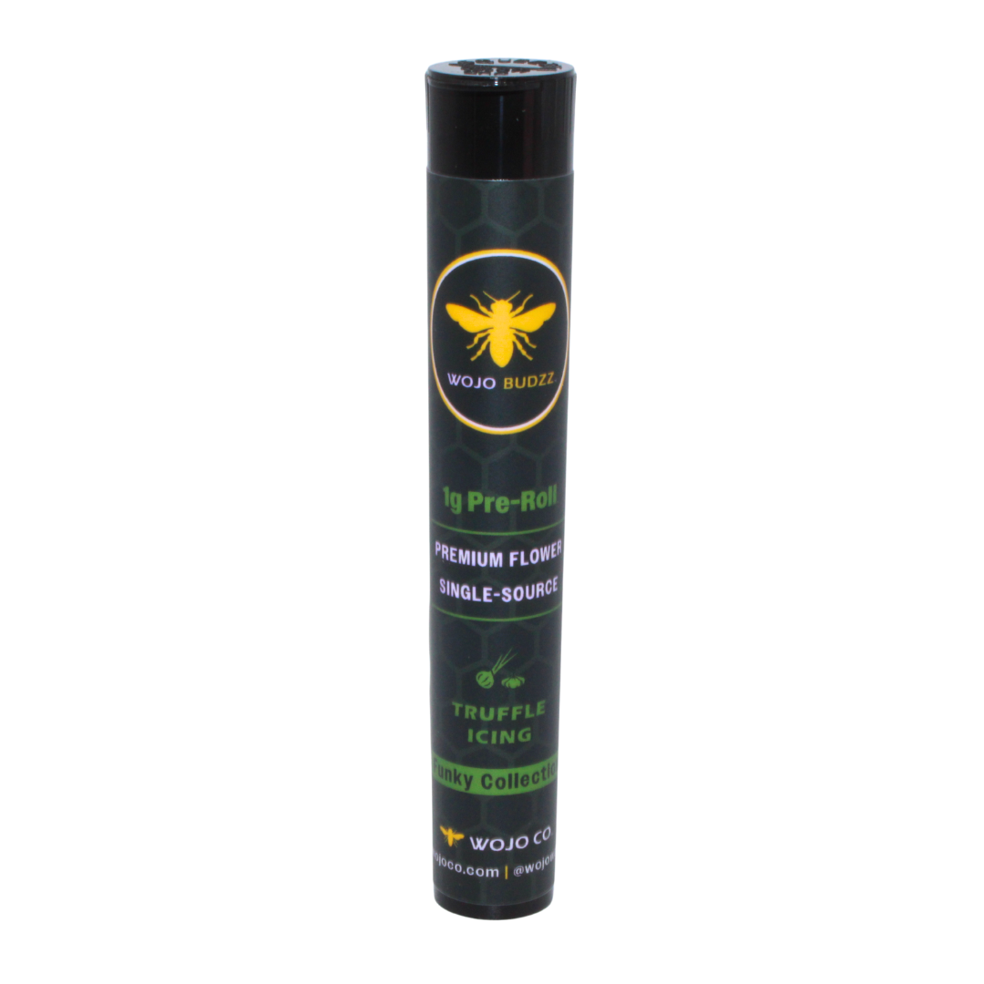 Photograph of product: WOJO CO - 1g Premium Pre-Roll - Truffle Icing