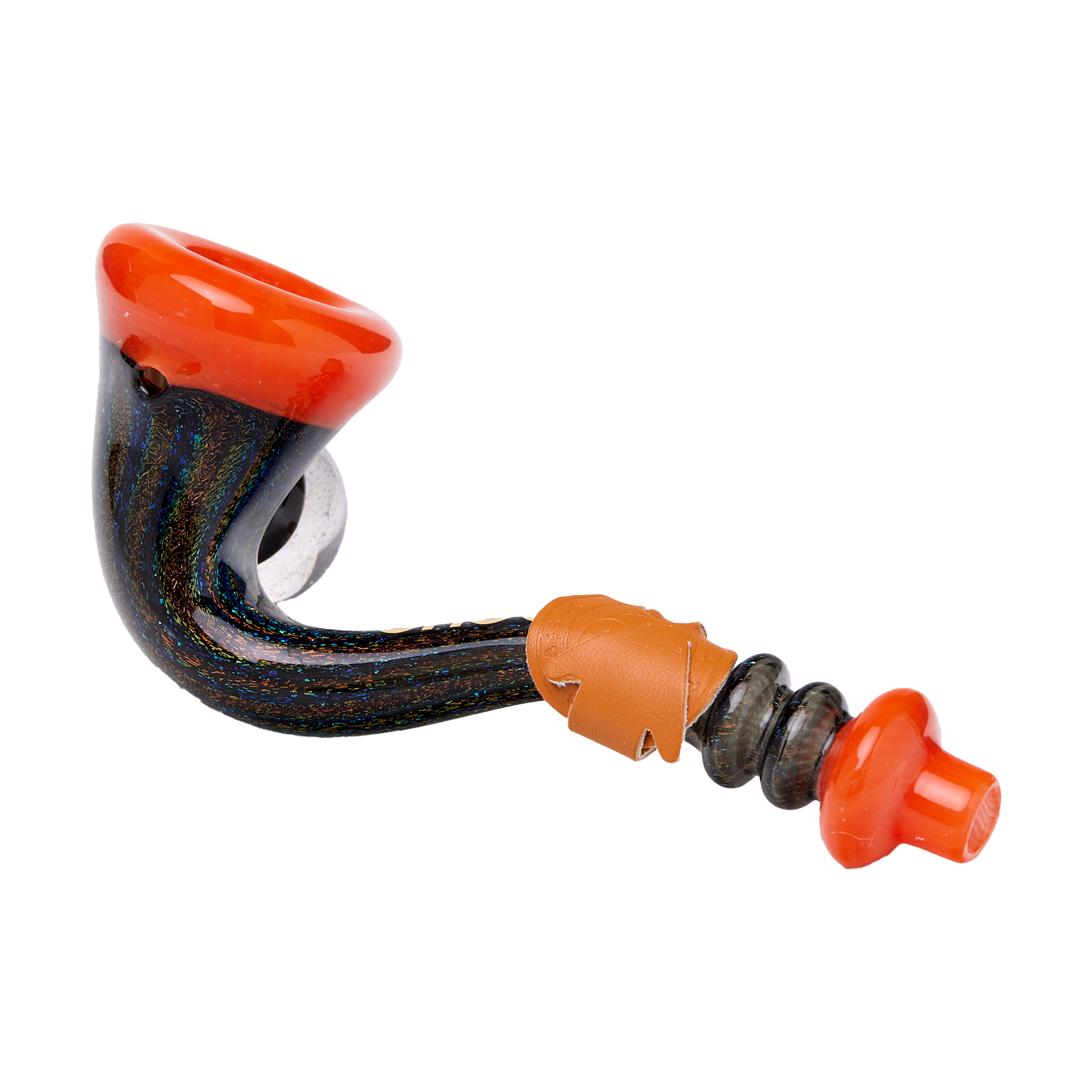 Photograph of product: Cheech Sherlock Marble Glass Pipe