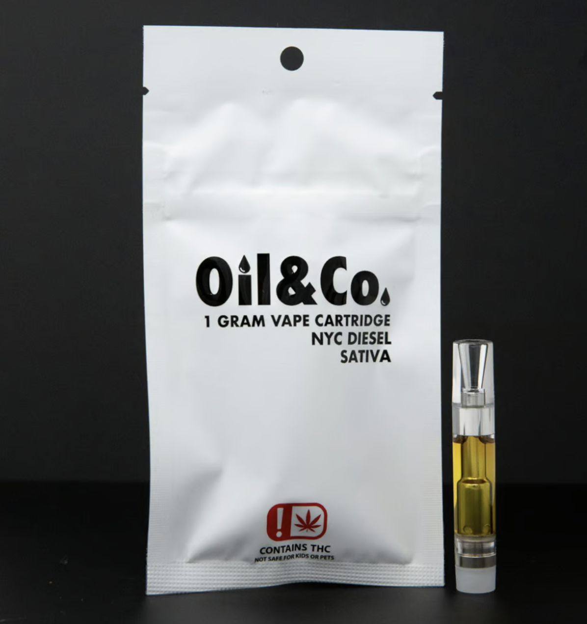Photograph of Product: Oil & Co | Sour OG | 510 Vape Cart