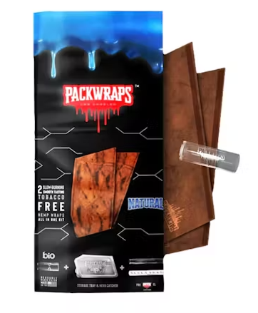 Photograph of product: PACKWRAPS x TWISTED | Natural 2pk