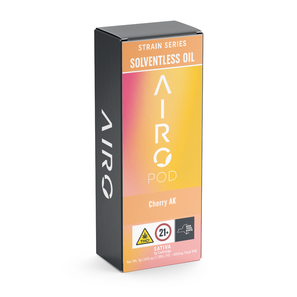Photograph of product: AIRO | STRAIN SERIES | SOLVENTLESS OIL POD | CHERRY AK | 1G