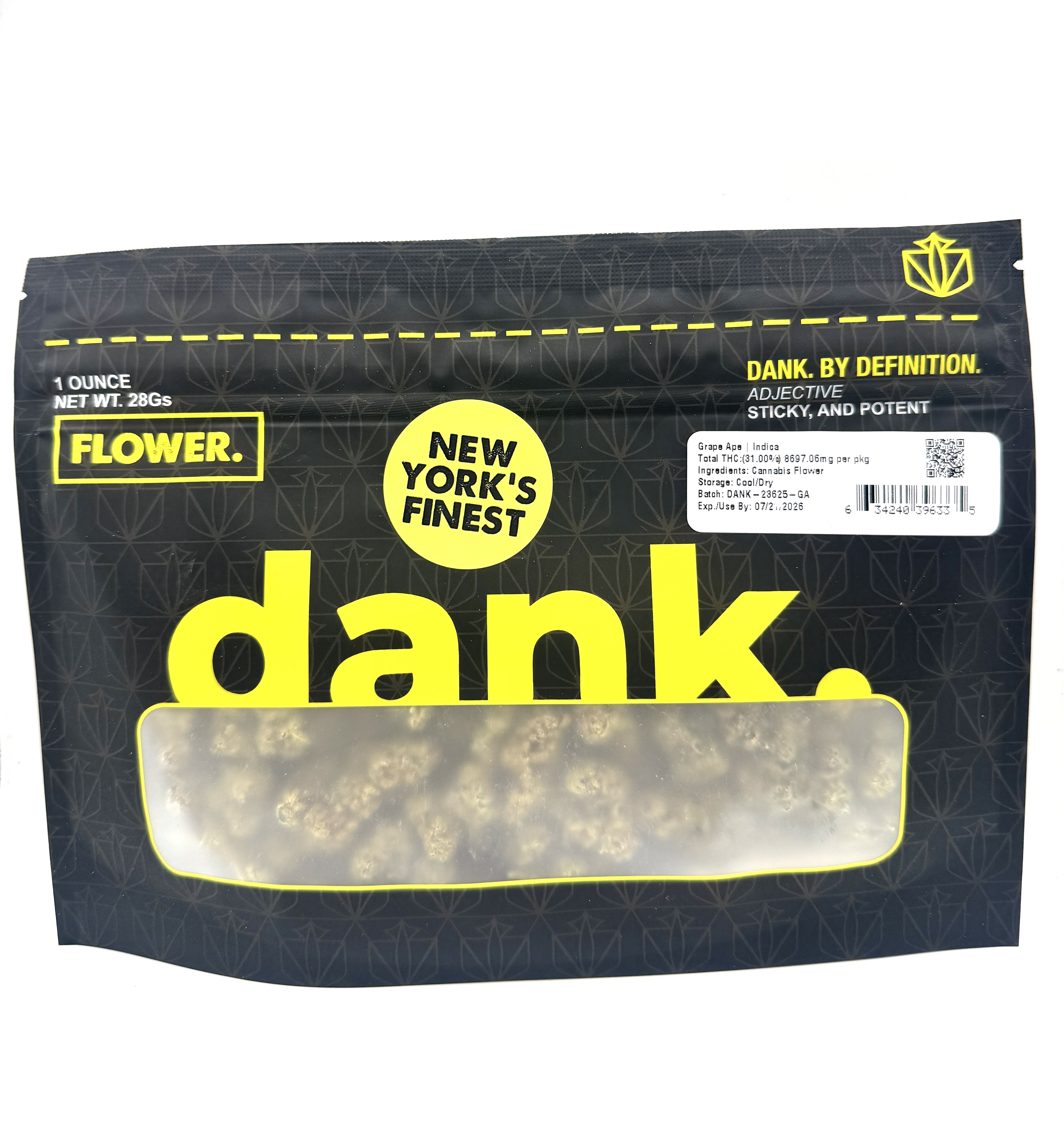 Photograph of product: Dank | Grape Ape | Flower - 28g
