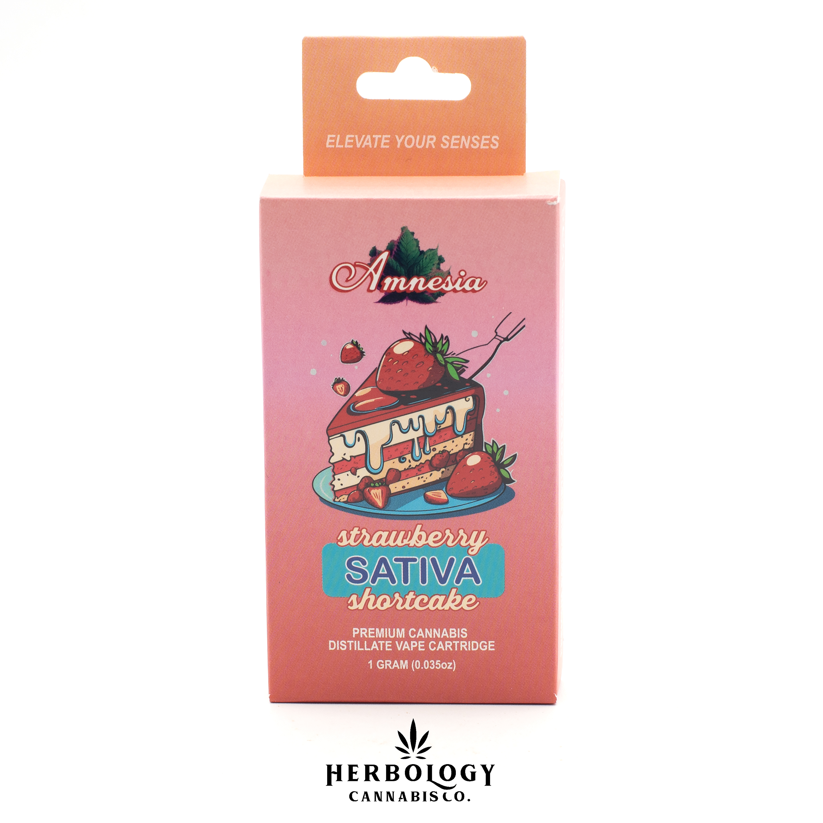 Photograph of product: Amnesia | Distillate 510 Cart | Strawberry Shortcake | 1g