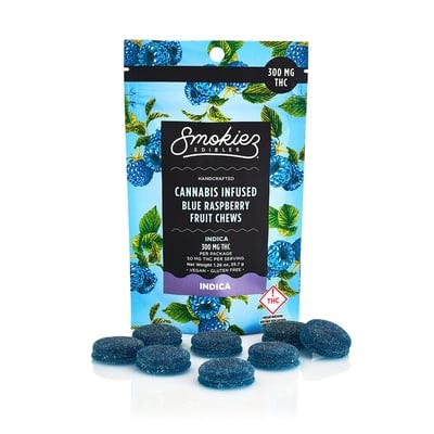 Photograph of product: Sweet Blue Raspberry Gummies 300mg | 6pk - 