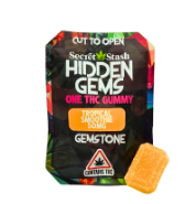 Photograph of product: Hidden Gems 50mg | Tropical Smoothie | Solo Gummy