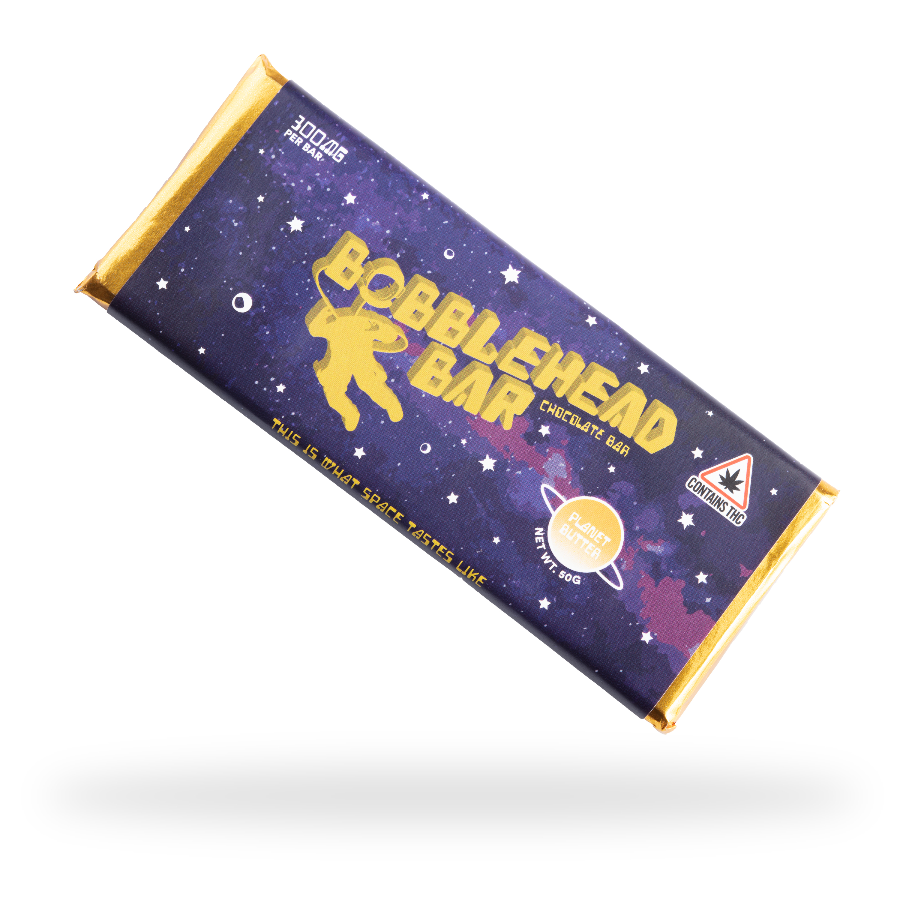 Photograph of product: 300mg Planet Butter Bobblehead Bar