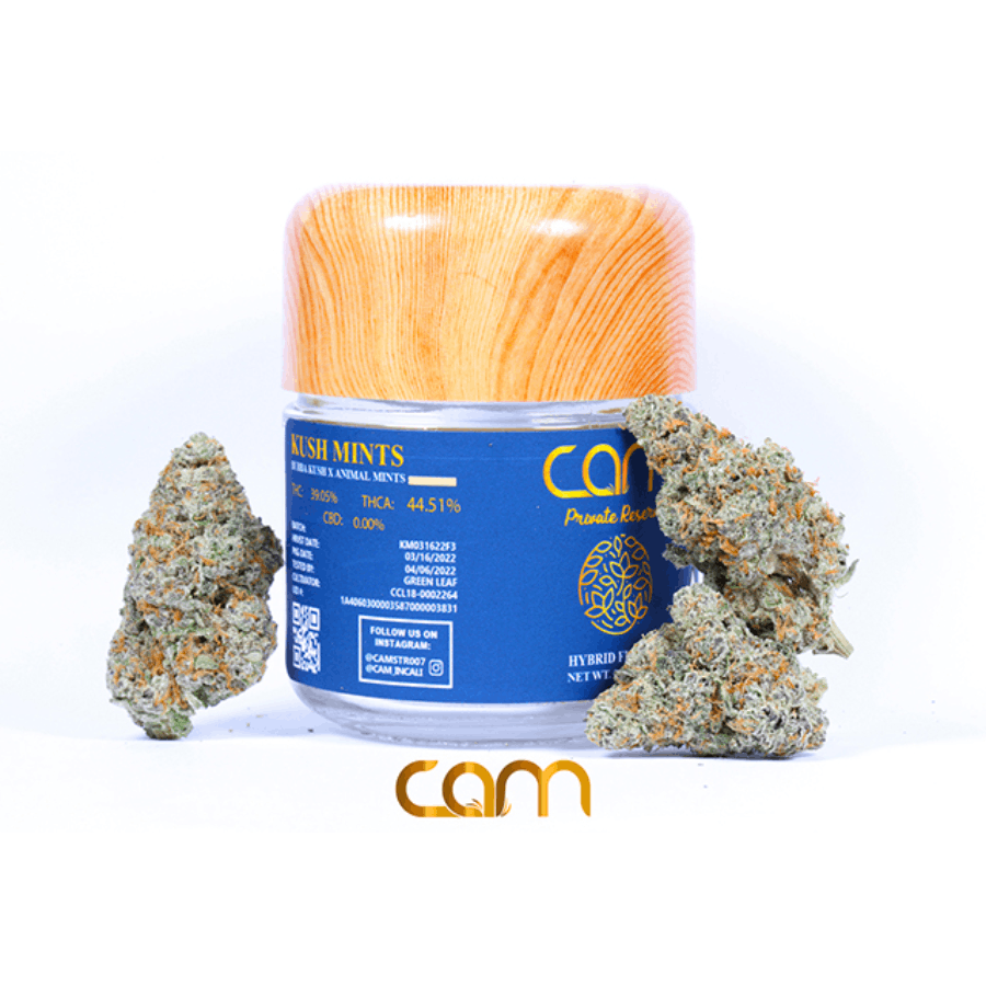 Photograph of Product: CAM - Kush Mints - 3.5G