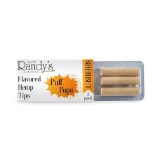 Photograph of product: Randy's Puff Pops - Flavored Hemp Tips - Sherbert