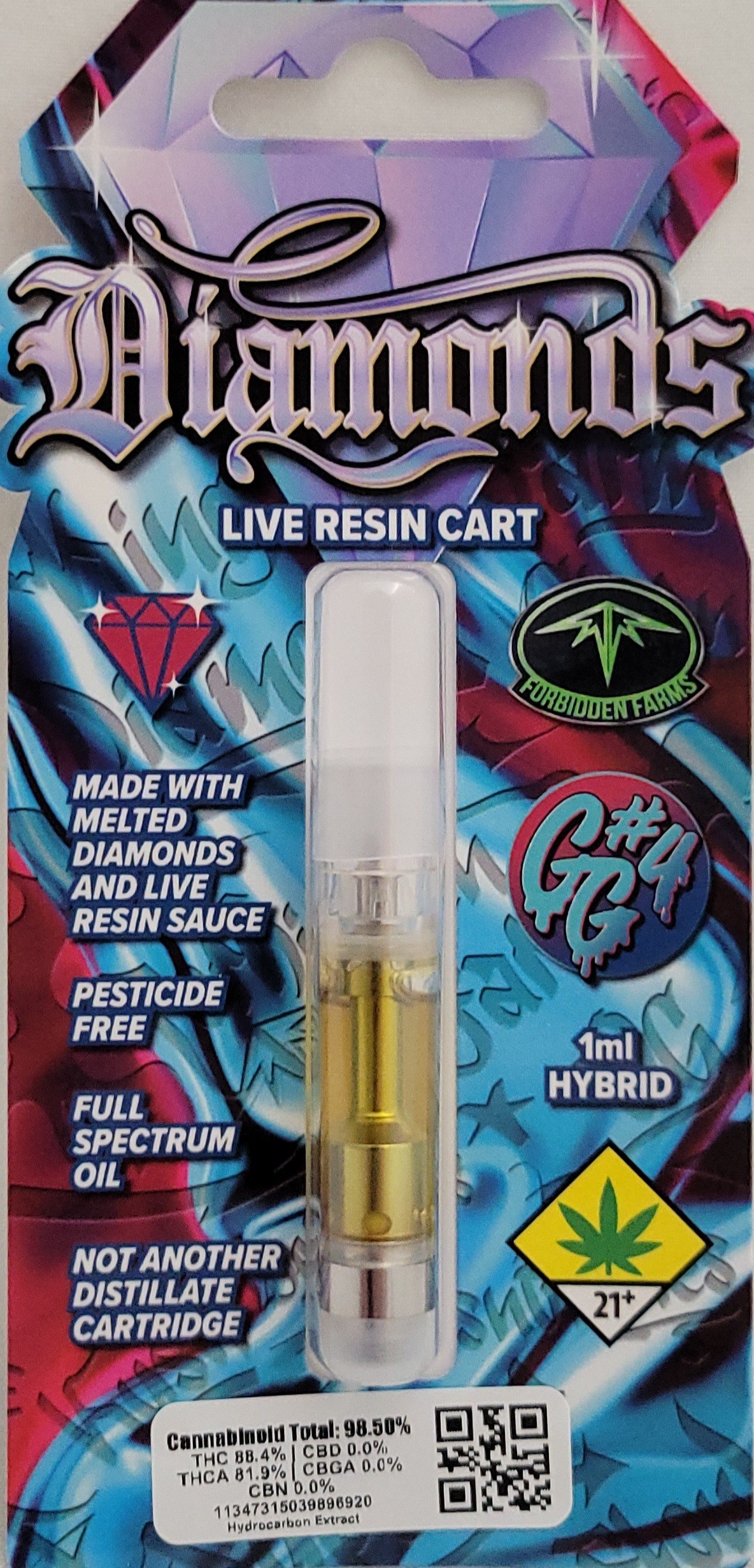 Photograph of product: GG#4 "Live Resin" | 1g