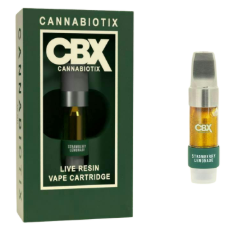 Photograph of product: CBX - Cartridge - Live Resin - Grape Gasby - .5G