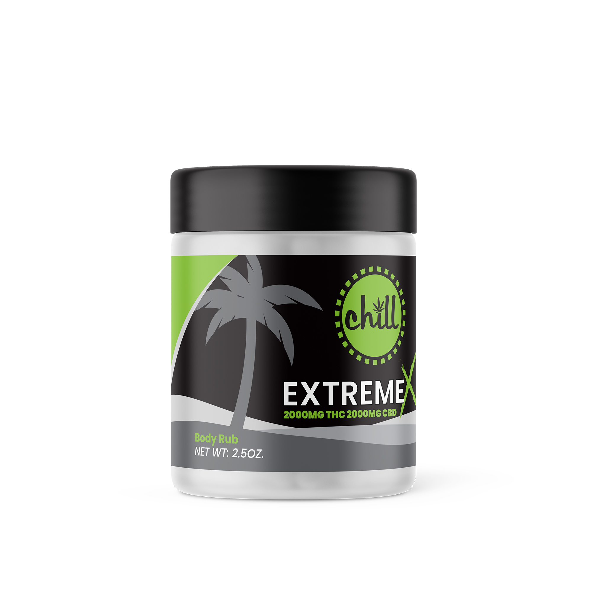 Photograph of product: Extreme X Topical Body Rub | 1:1 | 150mg