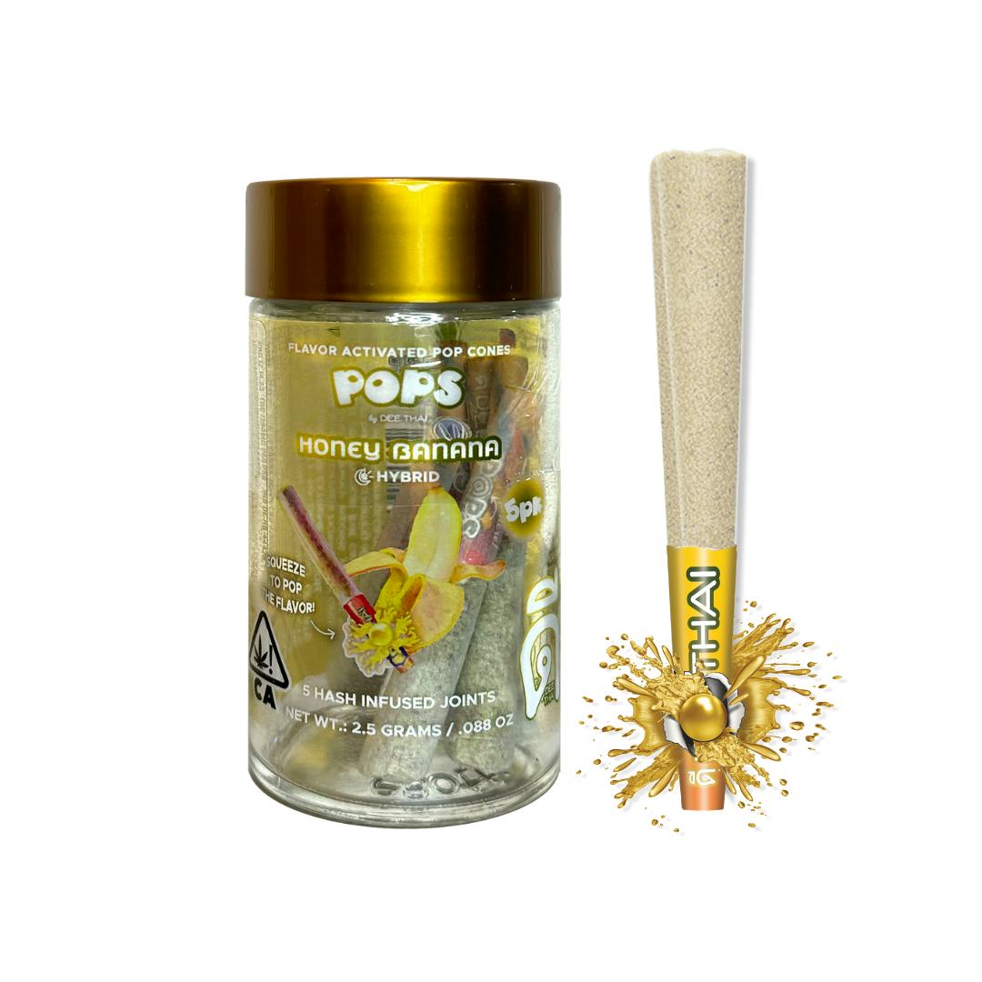 Photograph of product: Dee Thai | Honey Banana | Pops