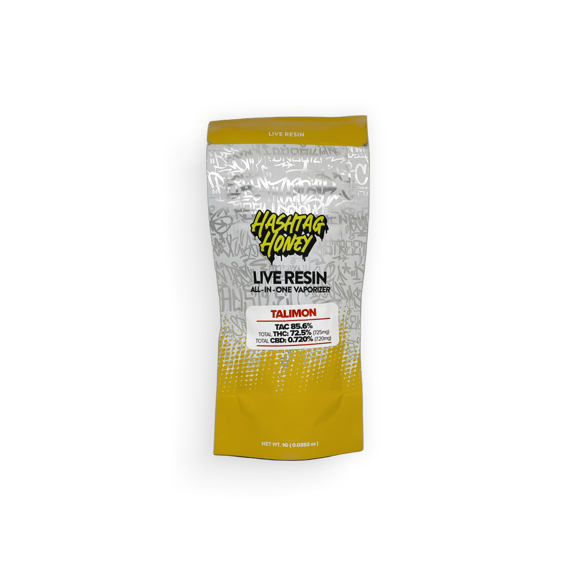 Photograph of product: au chocolattag Honey | Talimon | Live Resin | Disposable TAC 85.6%