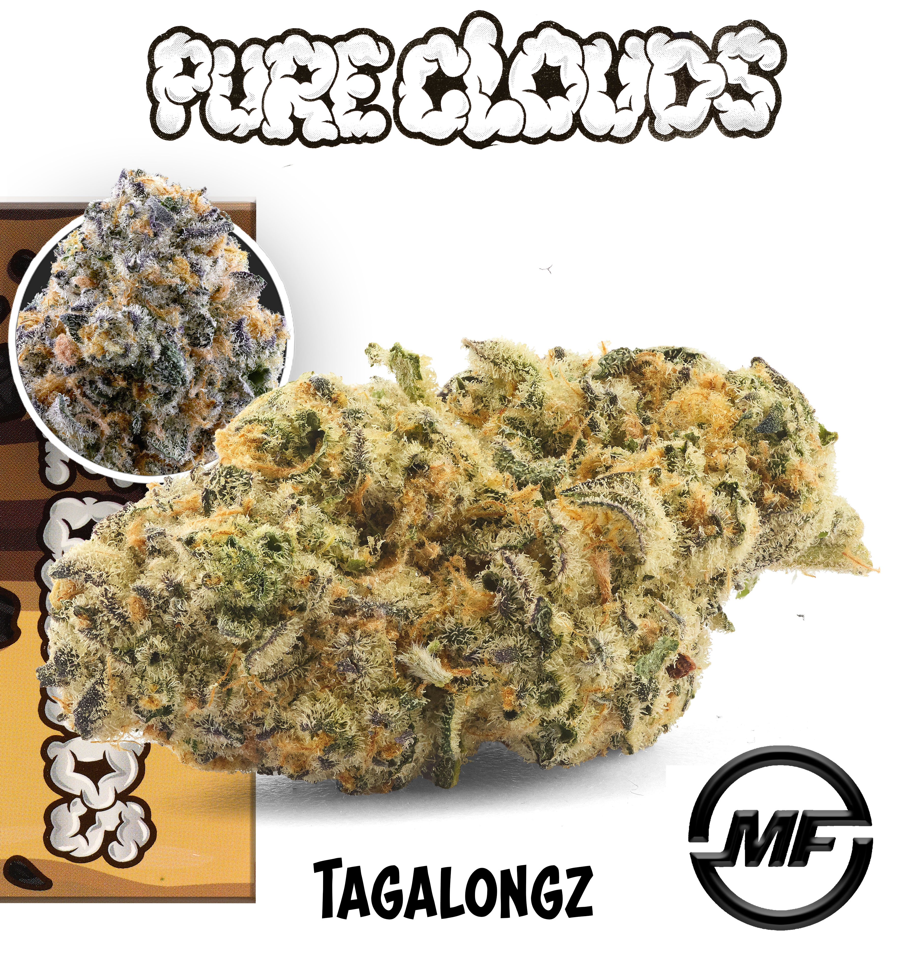 Photograph of product: Pure Clouds | Tagalongz | Pre-Packed 8th | 3.5g