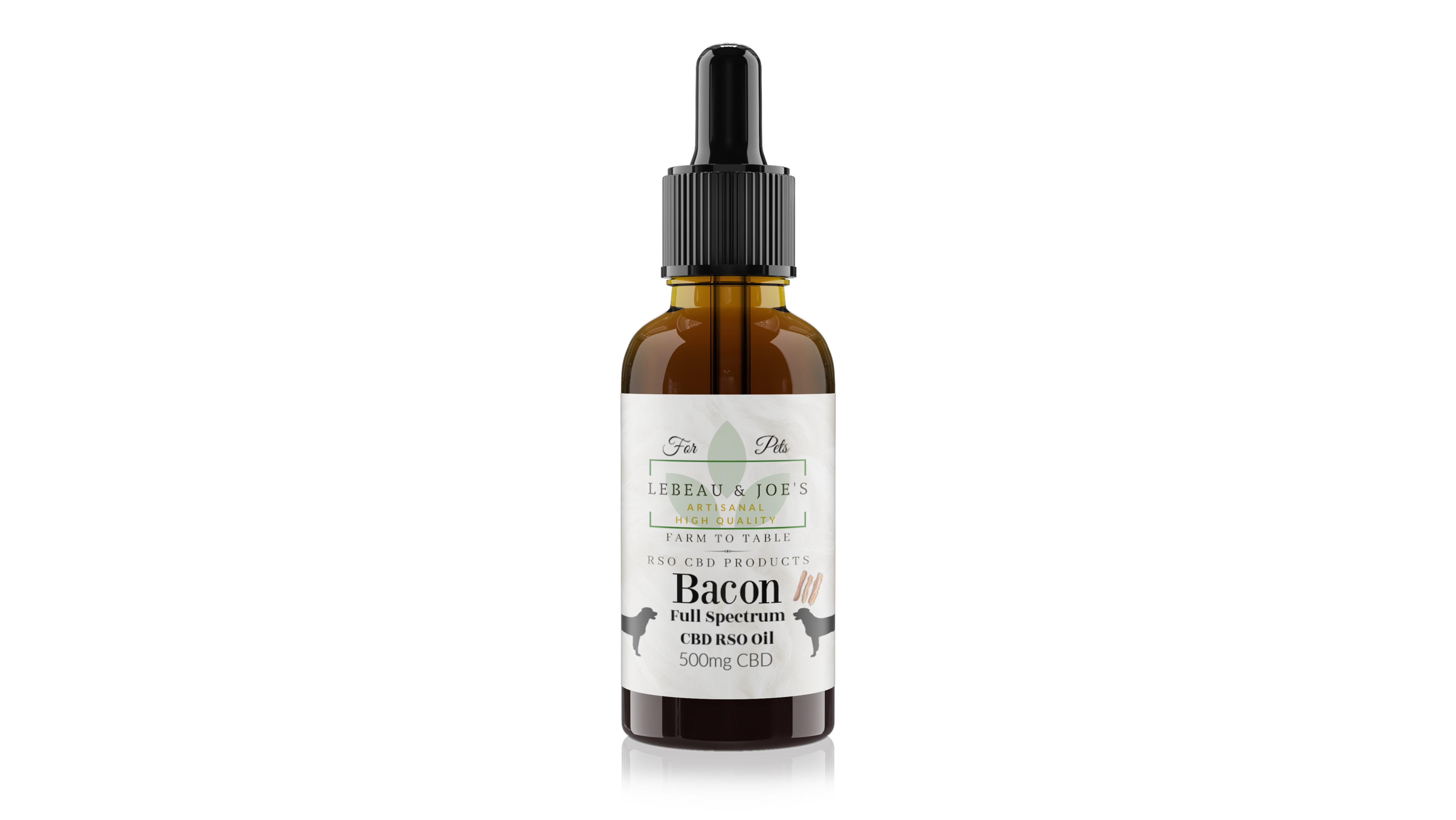 Photograph of product: Pet Bacon RSO Oil | 500mg