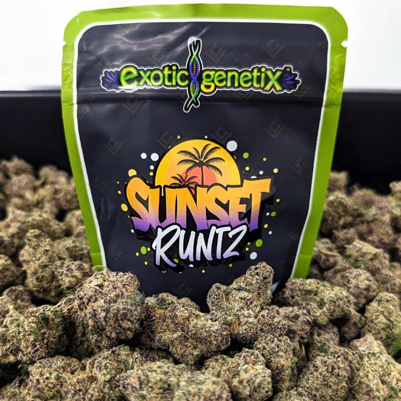 Photograph of product: Sunset Runtz | Flower 3.5g | 23.74%