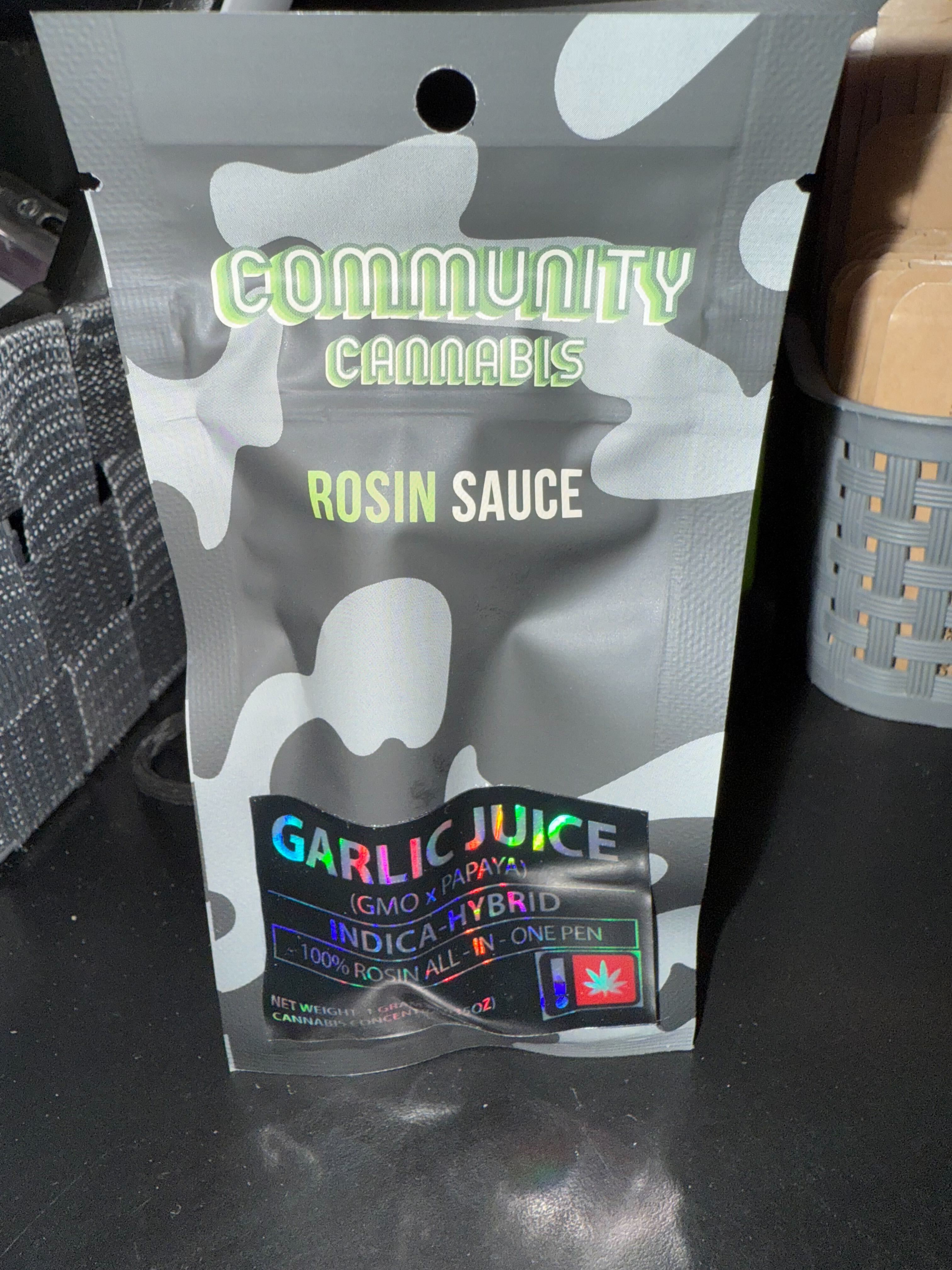 Photograph of product: Kalya | Live Rosin Pod | Garlic Juice