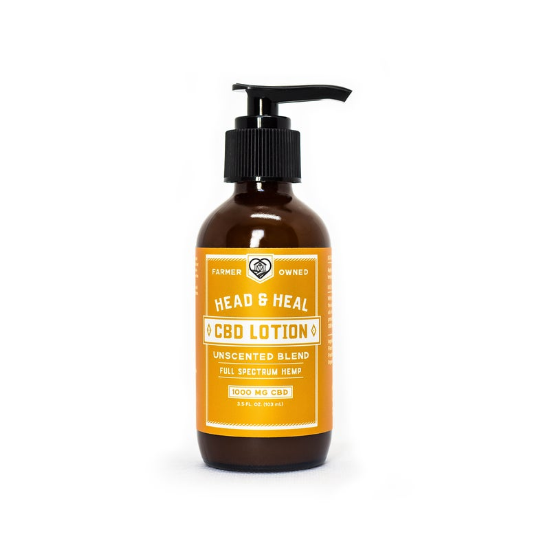 Photograph of product: Head & Heal | Unscented | CBD Lotion | 1000mg