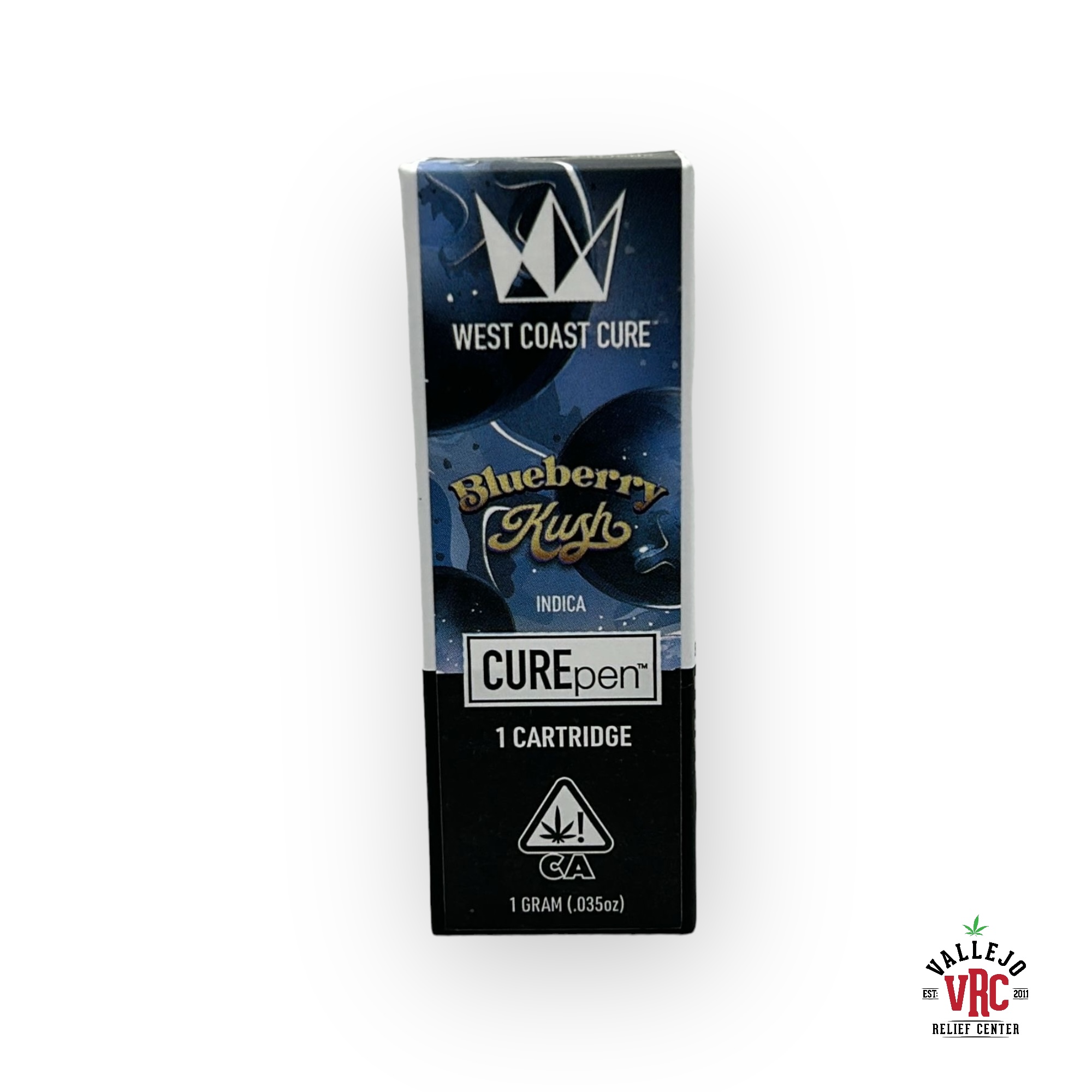 Photograph of product: BLUEBERRY KUSH 1G CUREPEN