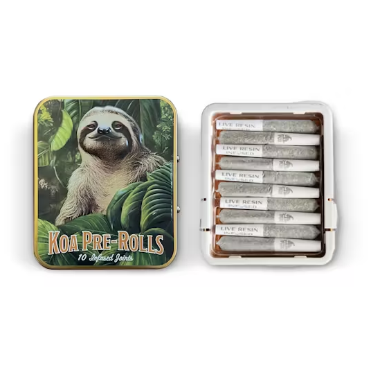 Photograph of product: KOA OUID! CO. - Infused Prerolls - Napoleon's Complex - Live Resin - 10PK - 3.5G