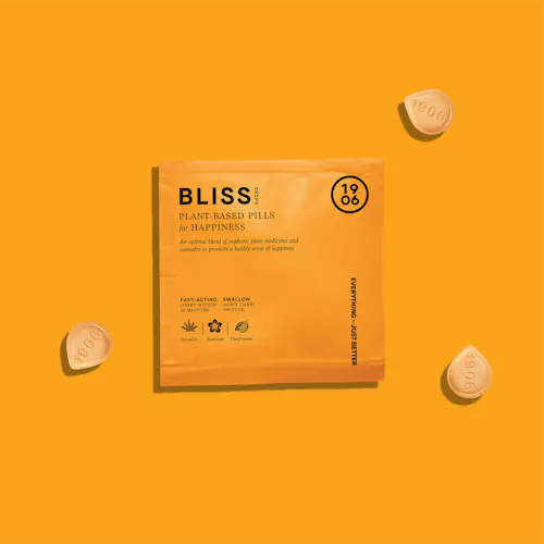 Photograph of product: 1906 | Bliss Tablets 2pk | 10mg TH-oui / 10mg CBD