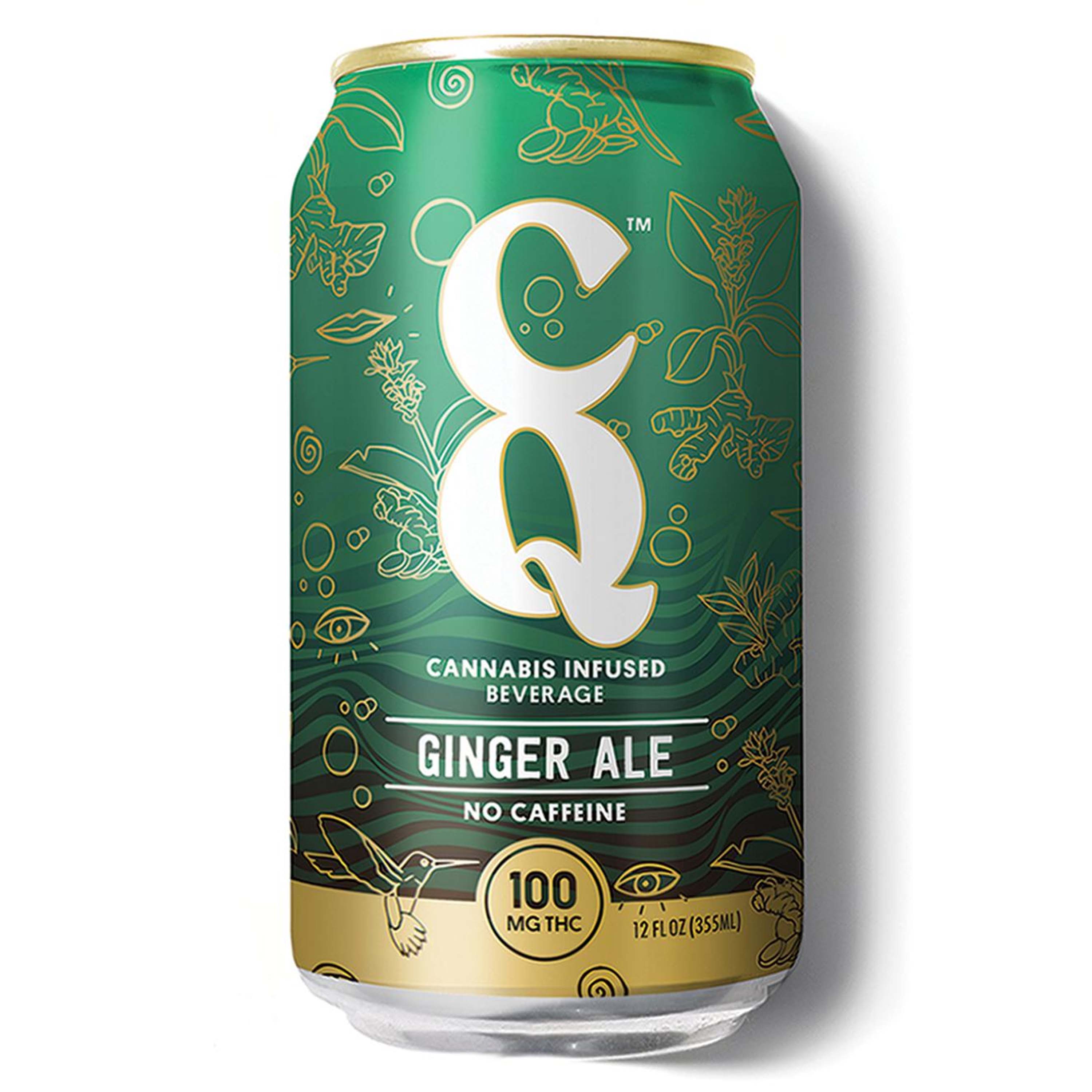 Photograph of product: CQ - Ginger Ale Soda - 100mg