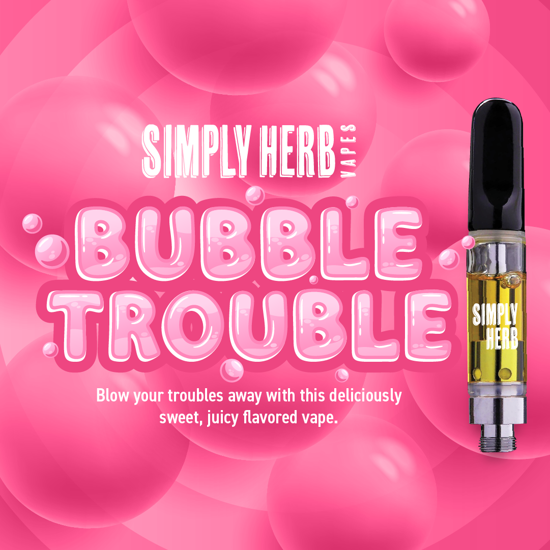 Photograph of product: Simply Herb - Bubble Trouble - Vape Cart