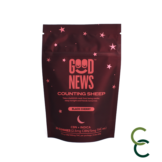 Photograph of product: Counting Sheep Gummies - 2:1 (TH-oui:CBN)