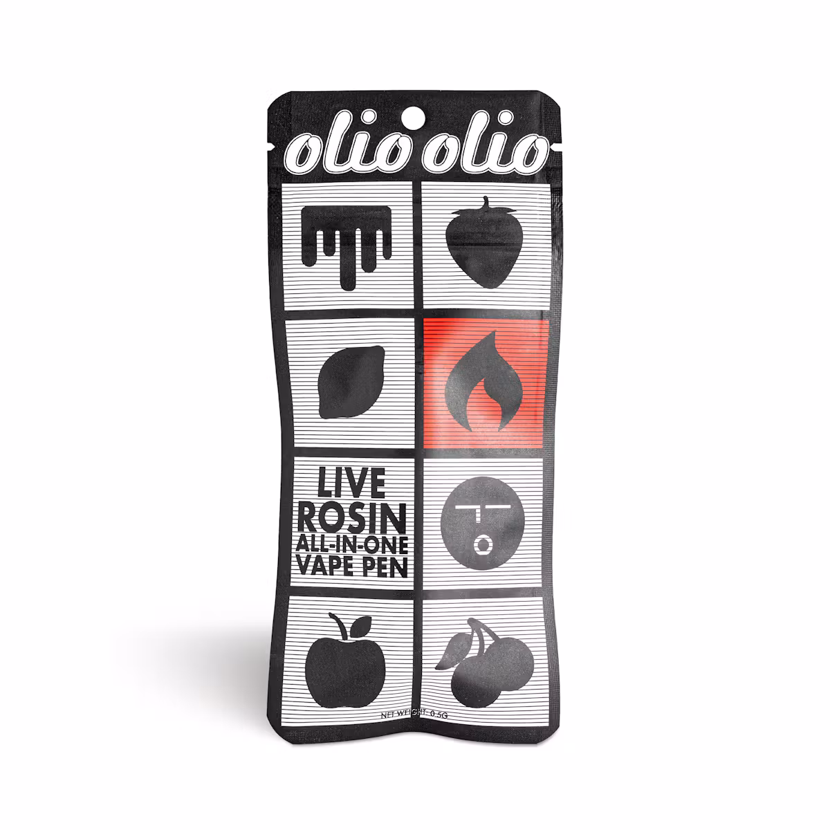 Photograph of product: Olio |  Sour D x Wilson | 510 Cartridge | .5g