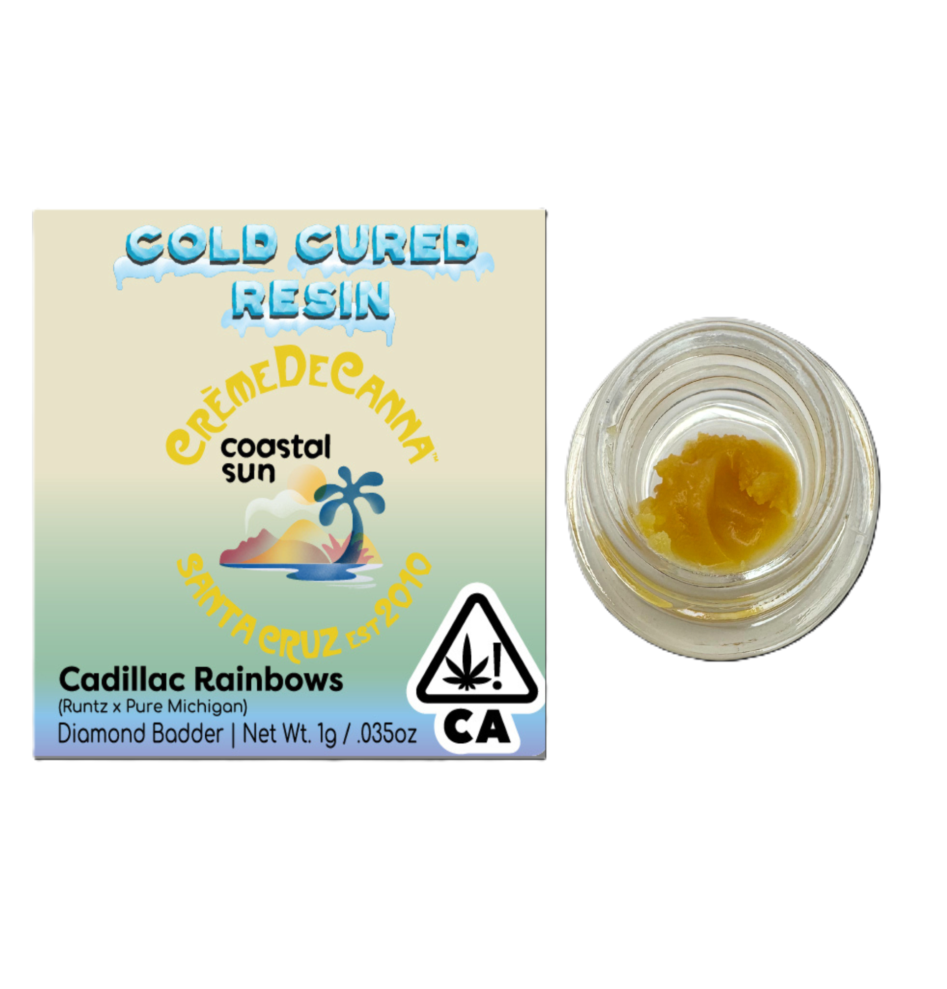 Photograph of product: Creme De Canna - Cadillac Rainbow 1g Diamond Badder