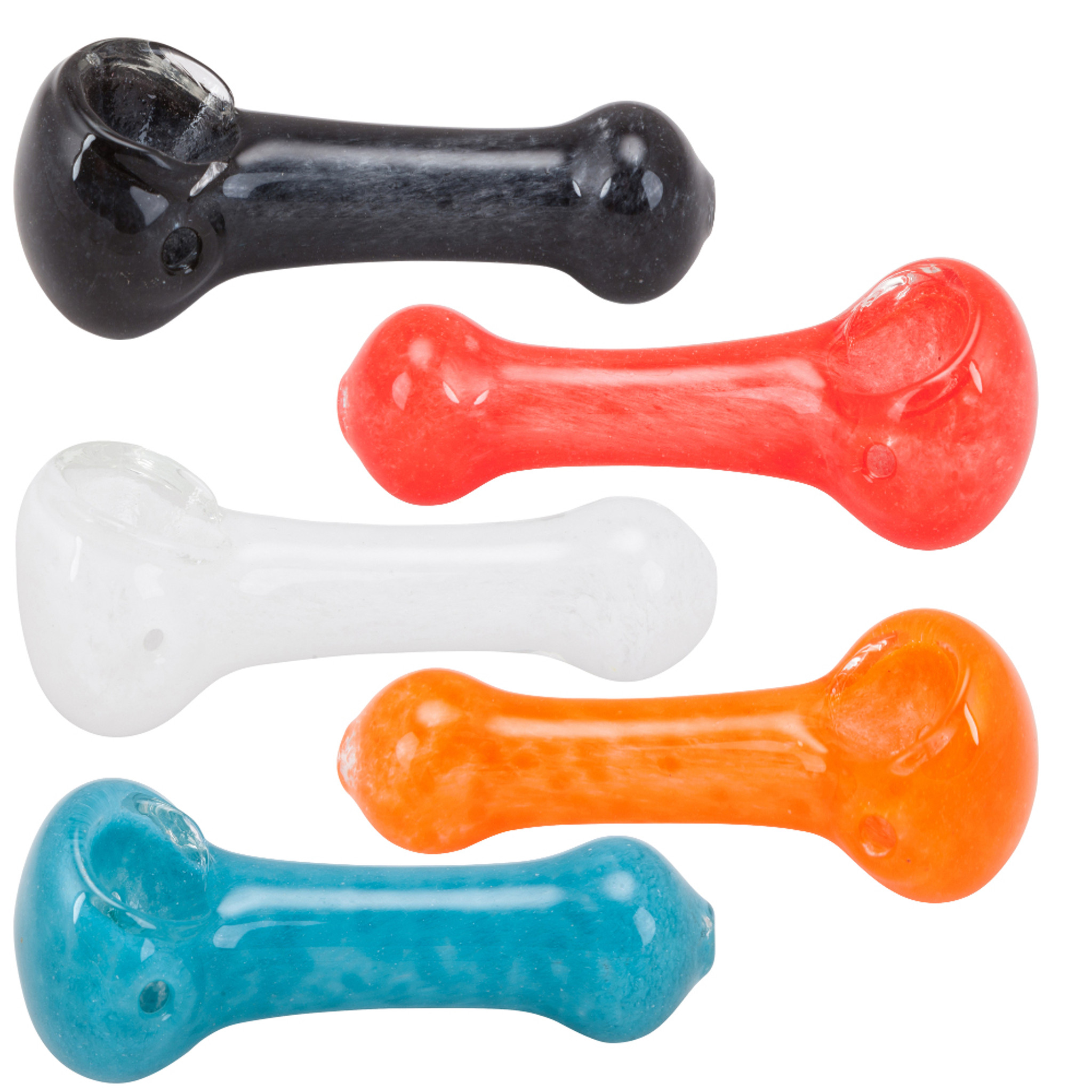Photograph of product: 2.5" Assorted Glass Hand Pipe