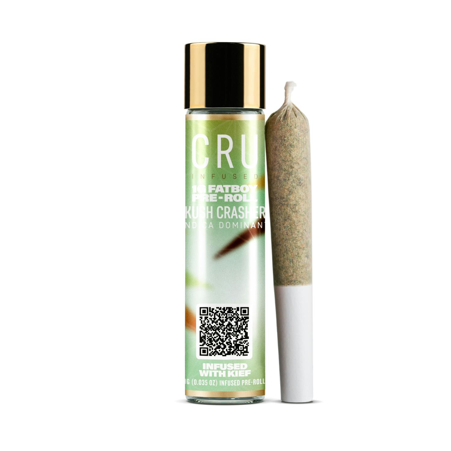 Photograph of Product: Cru - Kush Crasher - 1g Pre roll
