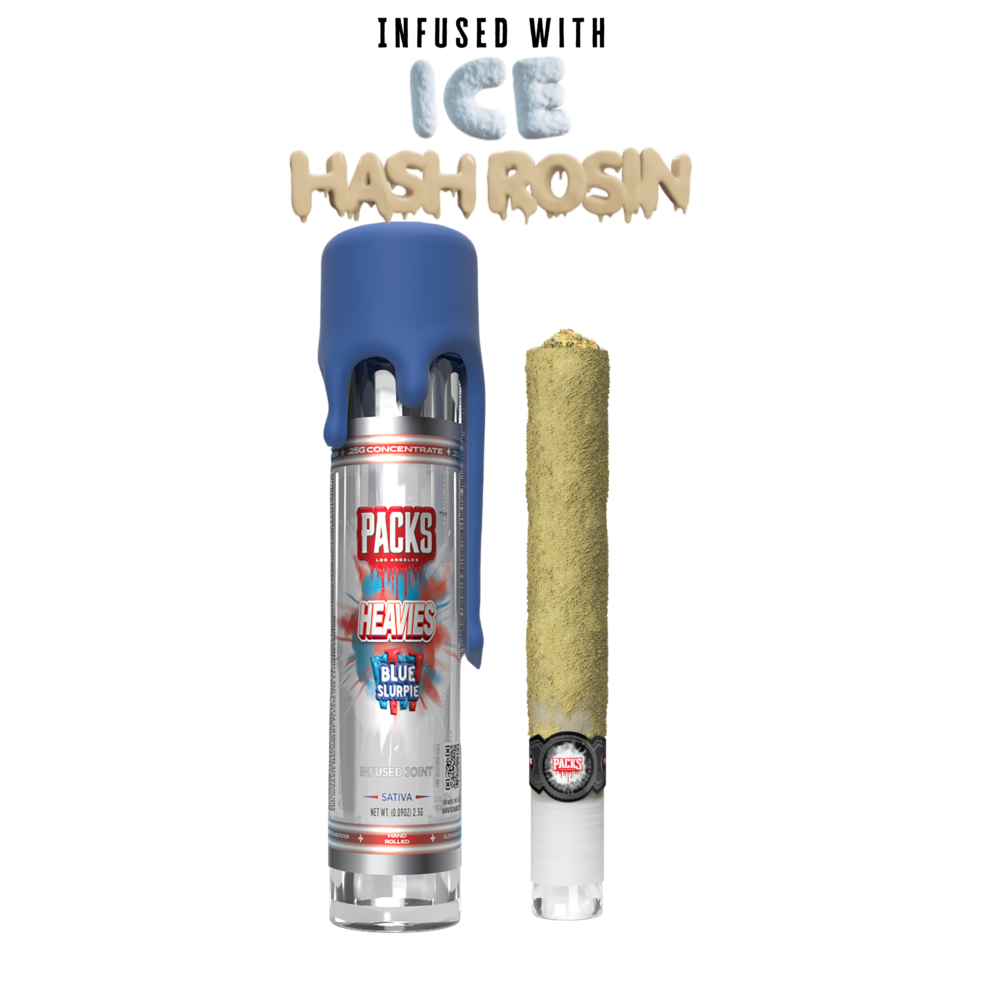 Photograph of product: BLUE SLURPIE | Packs Heavies | 2.5G