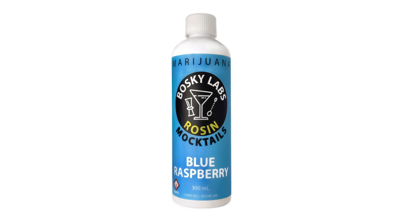 Photograph of product: Bosky Labs Blue Raspberry Rosin Mocktails | 100mg