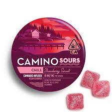 Photograph of product: Strawberry Sunset Sours Camino Gummies