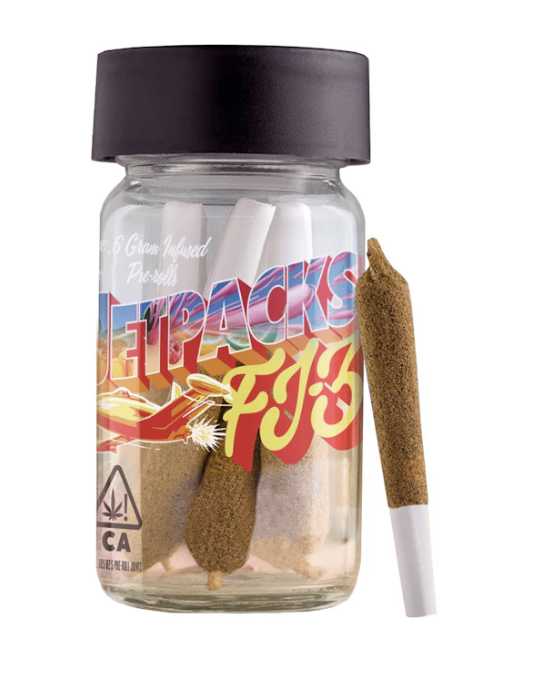 Photograph of product: Jetpacks | Pineapple Upside Down Cake | Live Resin Infused | 5pk | 3g