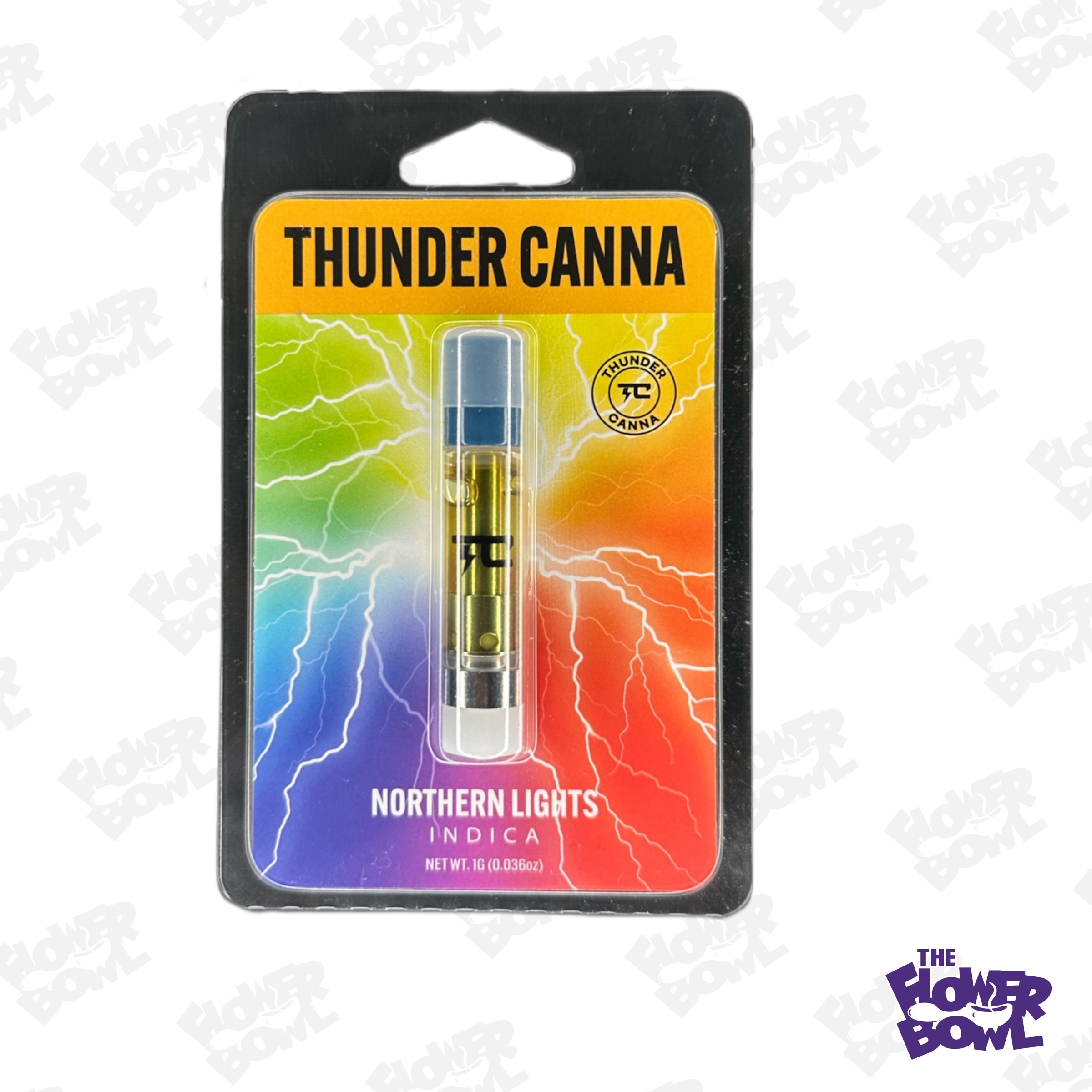 Photograph of product: AU Thunder Canna: Northern Lights 1g Cart