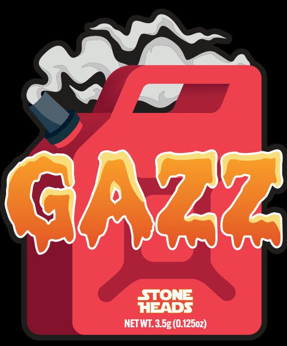 Photograph of product: Stone Heads Pre-Packaged 3.5g GAZZ