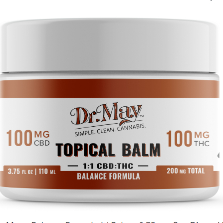 Photograph of product: DR. MAY 100MG  BALM - BALANCE 1:1